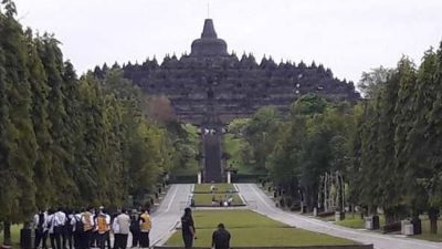 Pesona Candi Borobudur, Kabupaten Magelang, Jawa Tengah. (Ant/Lingkar.co)