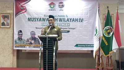 Musyawarah Wilayah IV Genarasi Muda Pembangunan Indonesia (GMPI) Jawa Tengah resmi dibuka pada Sabtu, (18/6/2022), di Metro Park View Hotel Semarang / LINGKAR.CO