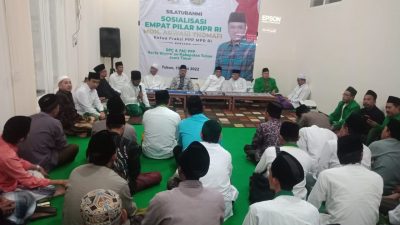 Arwani Thomafi saat sosialisasi Empat Pilar di Tuban, Jawa Timur, 19/6/2022. Dok. Pribadi/Lingkar.co