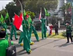 PPP Daftar ke KPU Dimeriahkan dengan Atraksi Engrang dan Tarian Adat