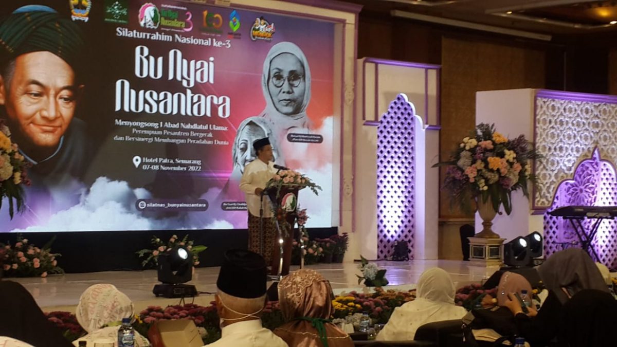 Silatnas III Bu Nyai Nusantara di Hotel Patra Jasa Kota Semarang, Senin (7/11/2022). RIFQI/LINGKAR.CO