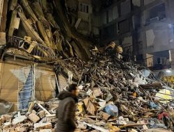 Gempa Magnitudo 7,8 Mengguncang Turki dan Suriah, Setidaknya 1200 Orang Meninggal Dunia