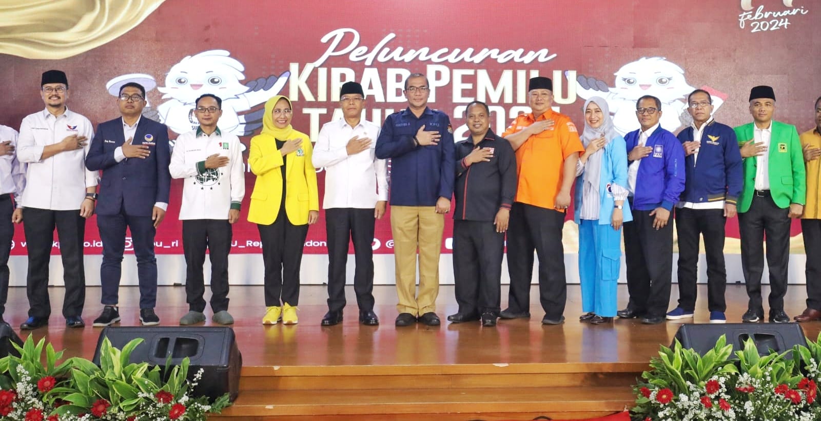 Muhammad Mardiono saat menghadiri Kirab Pemilu Tahun 2024 di Gedung Komisi Pemilihan Umum (KPU) Menteng, Jakarta Pusat, Selasa (14/2/2023)/LINGKAR.CO/Muhammad Idris