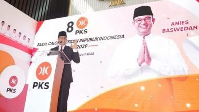 Anies Baswedan, dalam konferensi pers di DPP PKS, Kamis (23/2/2023) siang. Foto: Instagram Anies Baswedan