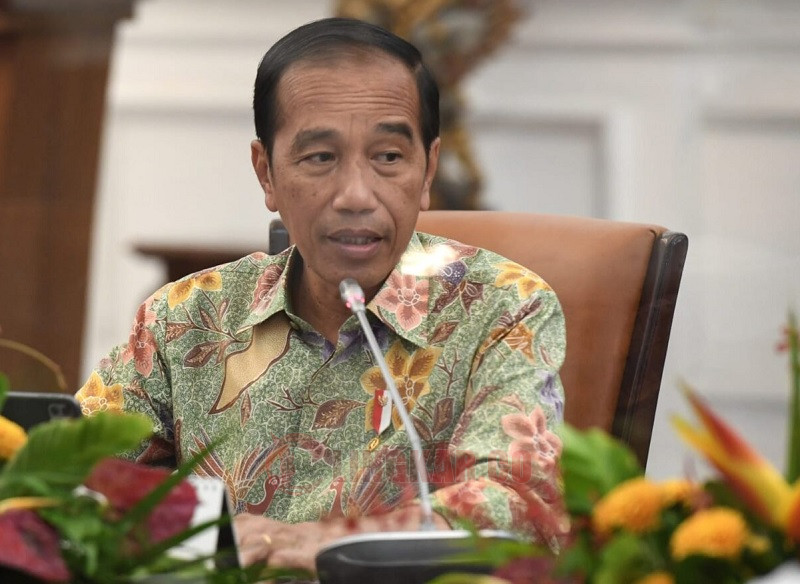 Presiden Jokowi, setujui pengunduran Zainudin Amali sebagai Menpora. Foto: BPMI Setpres