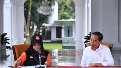 Presiden Jokowi, melakukan proses coklit data pemilih di Istana Merdeka, Jakarta Pusat, Selasa (14/3/2023). Foto: Instagram