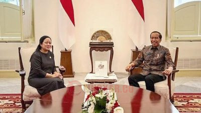 Ketua DPR Puan Maharani, bersama Presiden Jokowi di Istana Merdeka, Jakarta, Jumat (24/3/2023). Foto: Dok. Instagram