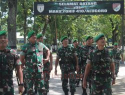 Danrem 073 Makutarama Cek Kesiapan Prajurit Yonif 410 Alugoro Bantu Pengamanan Lebaran 2023