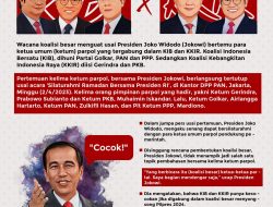 Infografis: Presiden Jokowi Sebut KIB-KKIR Cocok, Merestui Koalisi Besar?