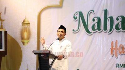 Wakil Gubernur Jawa Tengah, H. Taj Yasin Maimoen saat menghadiri Halal Bihalal RMINU Jateng. Foto: dokumentasi