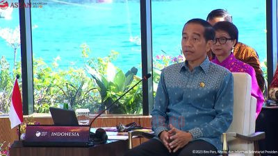 Presiden Jokowi, memimpin Retreat Konferensi Tingkat Tinggi (KTT) ke-42 ASEAN di hari kedua, Kamis (11/5/2023) pagi. FOTO: Tangkap layar Youtube