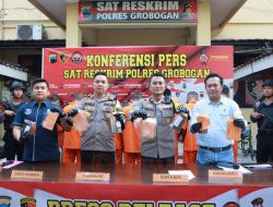 Polres Grobogan Tangkap Pengedar Narkoba, Dalam Waktu 15 Hari