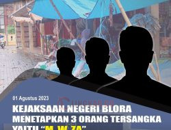 Kejari Blora Tetapkan 3 Tersangka Dugaan Jual Beli Kios Pasar Randublatung