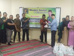 Buktikan Jargon Pinter Bareng Mulyo Bareng, Ahmad Suudi  Bagikan Sembako