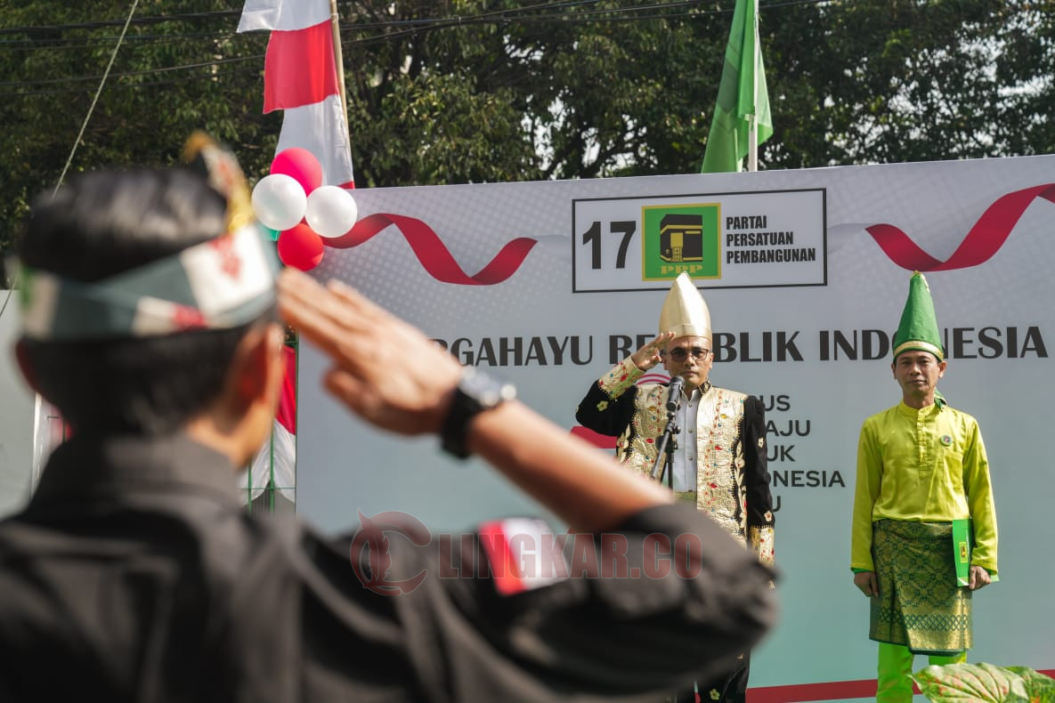 DPP PPP Gelar Upacara Peringatan HUT RU Ke-78 di Kantor DPP PPP Menteng Jakarta (17/8/2023). FOTO: IG @arwani.thomafi/Lingkar.co