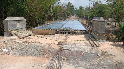 Target Selesai Awal Desember, Proses Pembangunan Jembatan Gedongsari Capai 70%