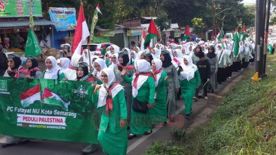 Kecam Serangan Israel, Fatayat NU Kota Semarang Ajak Syukur Kebebasan Berserikat di Indonesia