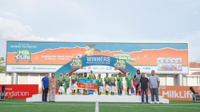 SDN Jambean 02 Pati raih gelar juara U10 MilkLife Soccer Challenge Kudus Series 1 2024. Foto: Dokumentasi.