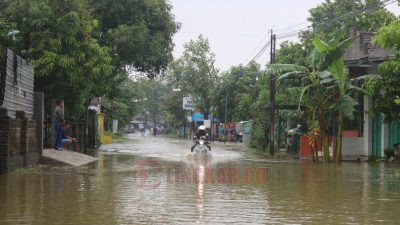 Bencana banjir di Kabupaten Pati. Foto: Miftahus Salam/Lingkar.co