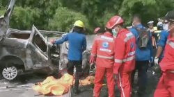 Sembilan Orang Tewas Akibat Kecelakaan di Jalur Contraflow KM 58 Tol Cikampek