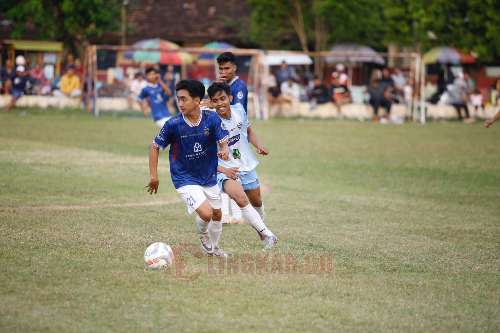 Pertandingan antara Persig vs AMN FC di Lapangan Desa Gribig, Kecamatan Gebog, Kudus, Sabtu (1/6/2023). Foto: Istimewa.
