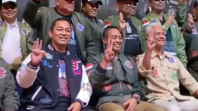 Hendrar Prihadi dan Andika Perkasa dalam sebuah kesempatan bersama Ganjar Pranowo. Foto dokumentasi
