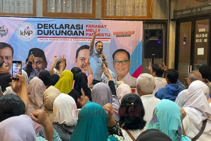 Deklarasi Dukungan untuk Yoyok-Joss yang dilaksanakan Kerabat Melly Pangestu (KMP) pada Selasa (5/11/2024) malam. Foto: dokumentasi