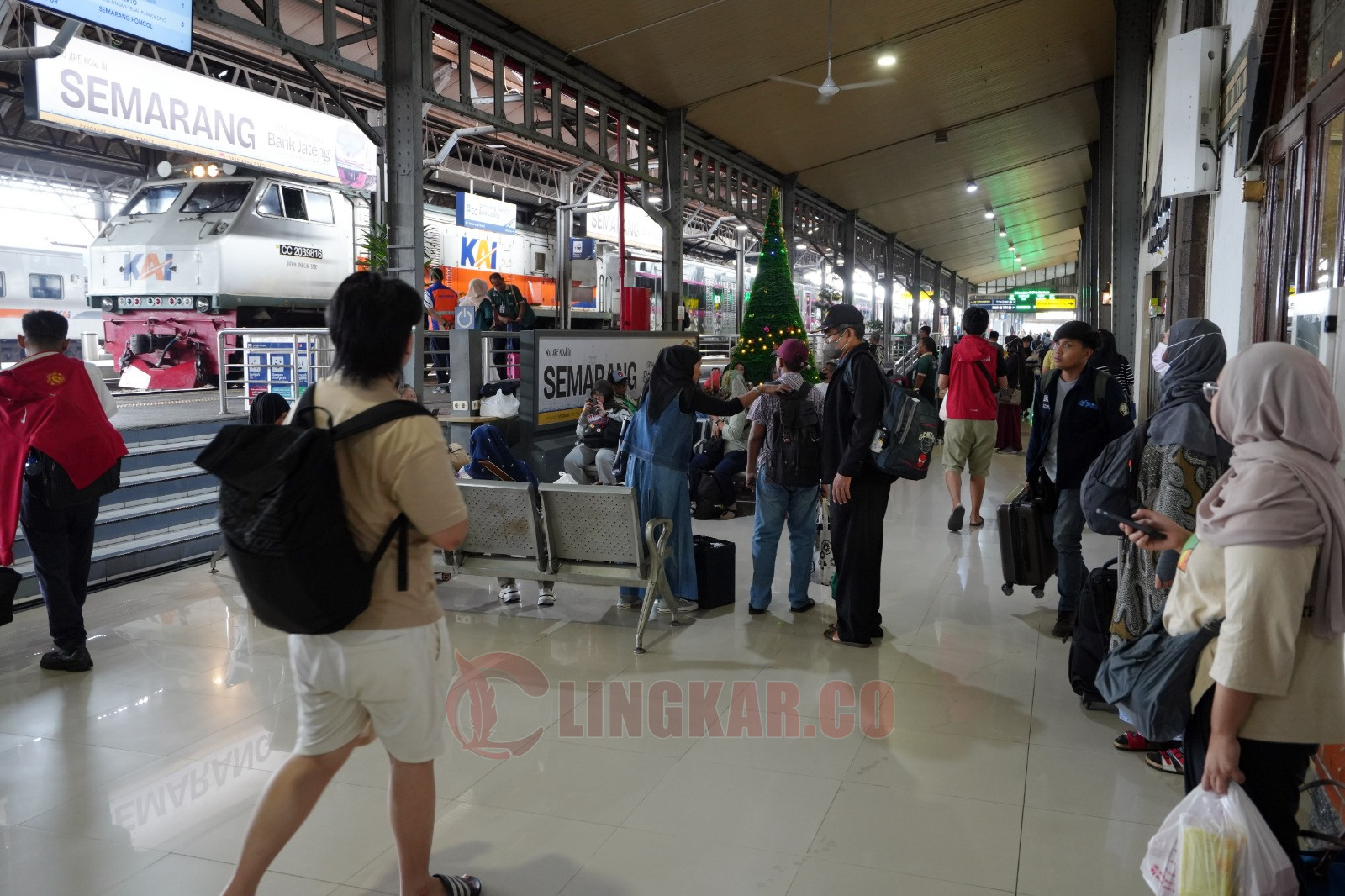 Suasana stasiun Daop 4 Semarang. (dok Humas Daop 4 Semarang)
