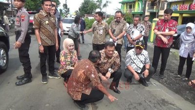 Gubernur Jawa Tengah Ahmad Luthfi saat kunjungan kerja di Boja, Kabupaten Kendal/Lingkar.co