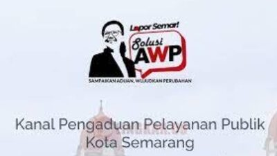 Tampilan kanal aduan, Lapos Semarang Solusi AWP. (dok Sreenshot Lapor Semar)