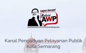 Tampilan kanal aduan, Lapos Semarang Solusi AWP. (dok Sreenshot Lapor Semar)