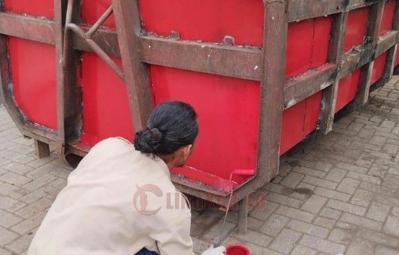 Pemerintah Kota Semarang perbaiki sejumlah kontainer sampah. (dok Pemkot Semarang)