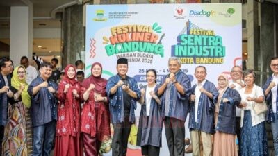 SEMARAK: Wali Kota Bandung Muhammad Farhan secara resmi membuka festival tersebut di Cihampelas Walk, Sabtu (26/4/2025). Festival ini akan berlangsung hingga 4 Mei 2025. (Foto: Istimewa)