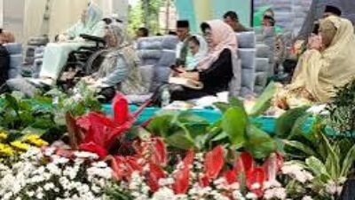 Inayah Wulandari Wahid, putri mendiang Gus Dur dalam testimoni acara The Unified Great Heroes. (dok Ahmad Rifqi Hidayat)