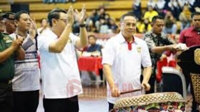 Pembukaan Popda Kabupaten Pati 2025 di GOR Pesantenan, Selasa (22/4/2025). Foto: Istimewa/Humas