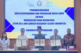 Binus, Undip dan SCCR tandangani Nota kesepahaman. (dok Istimewa)