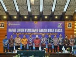 Pimpin RUPS Bank Bengkulu, Helmi Hasan: Calon Pemimpin Bank Bengkulu Diajukan ke OJK