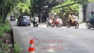 Kondisi Jalan HR Hadiyanto atau Jalan Raya Trangkil, Kelurahan Sukorejo, Kecamatan Gunungpati. (dok Istimewa)
