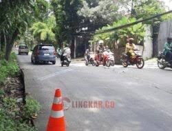 Kondisi Jalan HR Hadiyanto atau Jalan Raya Trangkil, Kelurahan Sukorejo, Kecamatan Gunungpati. (dok Istimewa)