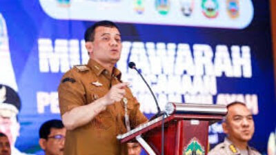 Gubernur Jawa Tengah Ahmad Luthfi dalam Musrenbangwil Eks Keresidenan Pati di Pendopo Pati, kemarin. Foto: Istimewa.
