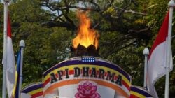 Api Dharma Diambil dari Mrapen Grobogan Dibawa ke Candi Borobudur, Ini Maknanya!