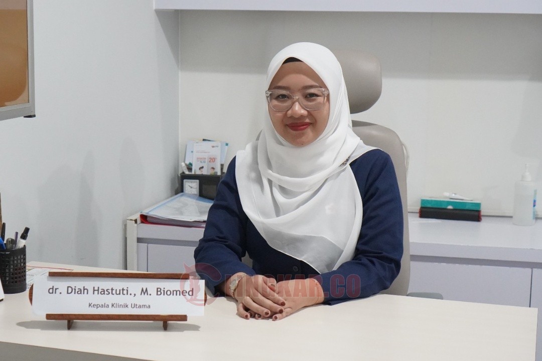 Kepala Klinik Utama PMI Kota Semarang, dr. Diah Hastuti, M.Biomed