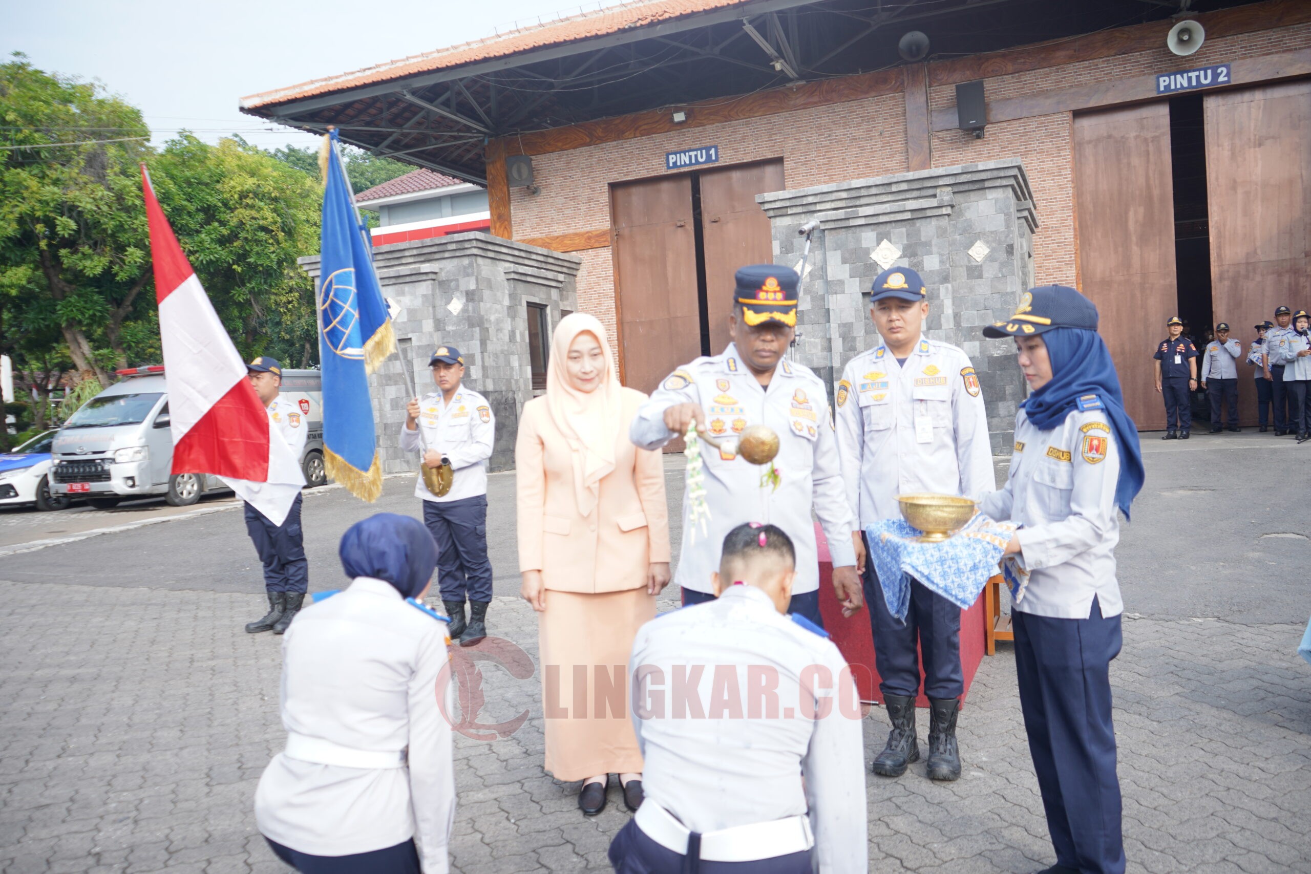 130 pegawai baru ikuti tradi Dishub Semarang. (dok Dishub Semarang)