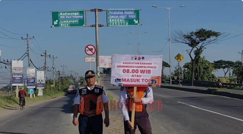 Dishub Kendal Larang Truk Dari Semarang Masuk Jalan Pantura Saat Pagi Hari