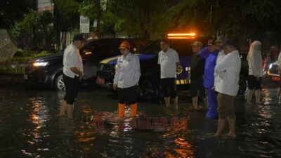 Hujan Lebat di Semarang, Agustina Tinjau Rumah Pompa Pastikan Genangan Segera Surut