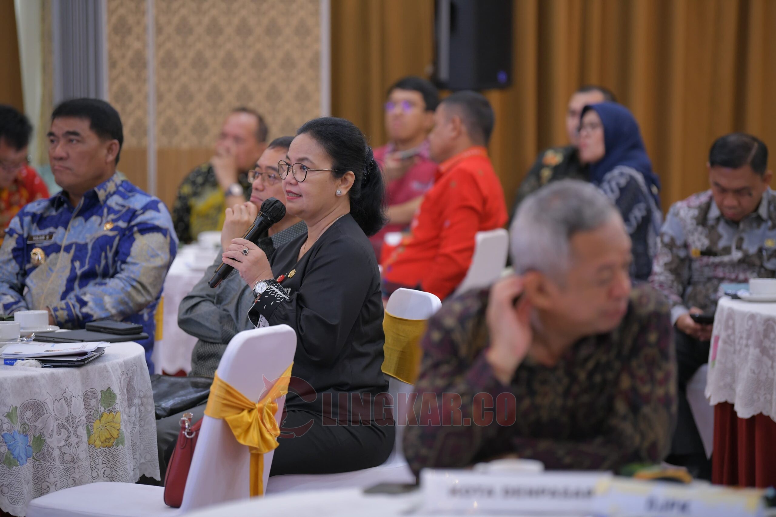 Wali Kota Semarang, Agustina Wilujeng Pramestuti saat menjadi panelis dalam Program SINERGI Tahap I Bagian Kedua di Kementerian Keuangan. (dok Pemkot Semarang)