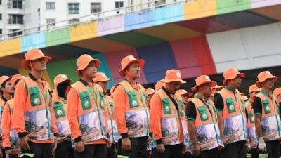 1.050 Petugas Kebersihan Dikerahkan pada Peringatan Hari Buruh di Monas, Kamis (1/5/2025). Foto: dokumentasi Pemprov DKI Jakarta