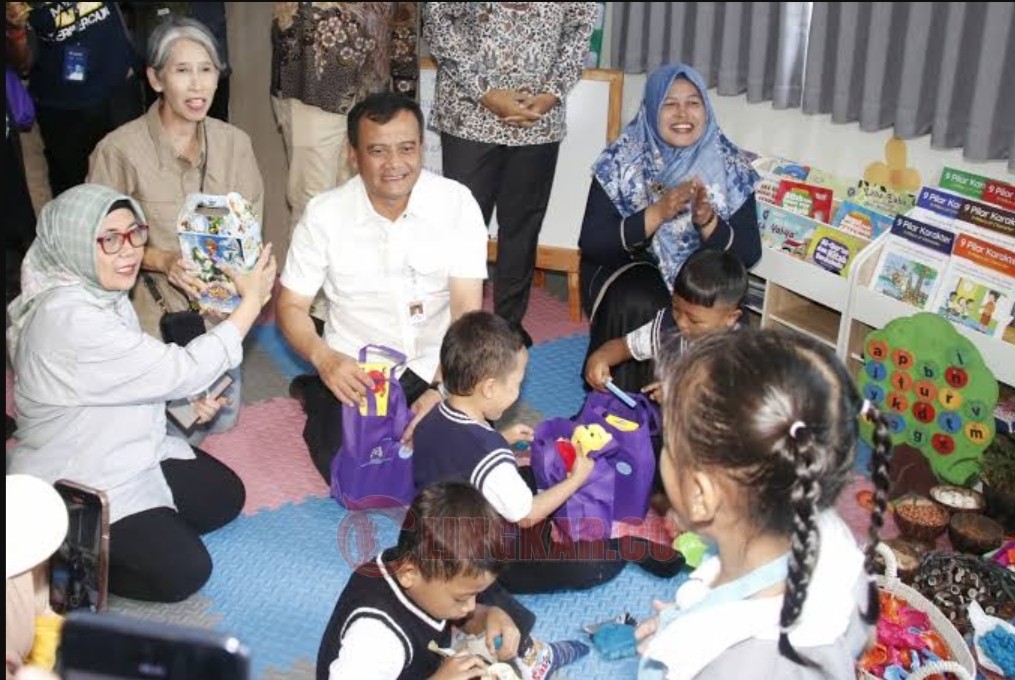 Gubernur Jawa Tengah, Ahmad Luthfi saatmenghadiriperemian daycare di Kawasan Industri Terpadu Batang. (dok Pemprov Jateng)