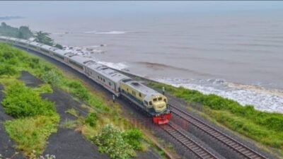 KAI Daop 4 Semarang ajak masyarakat nikmati keindahan jalur esisir utara Jawa Tengah. (dok KAI Daop 4 Semarang)