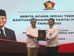 Partai Gerindra Terima Dana Bantuan Parpol Rp20 Miliar dari Kemendagri